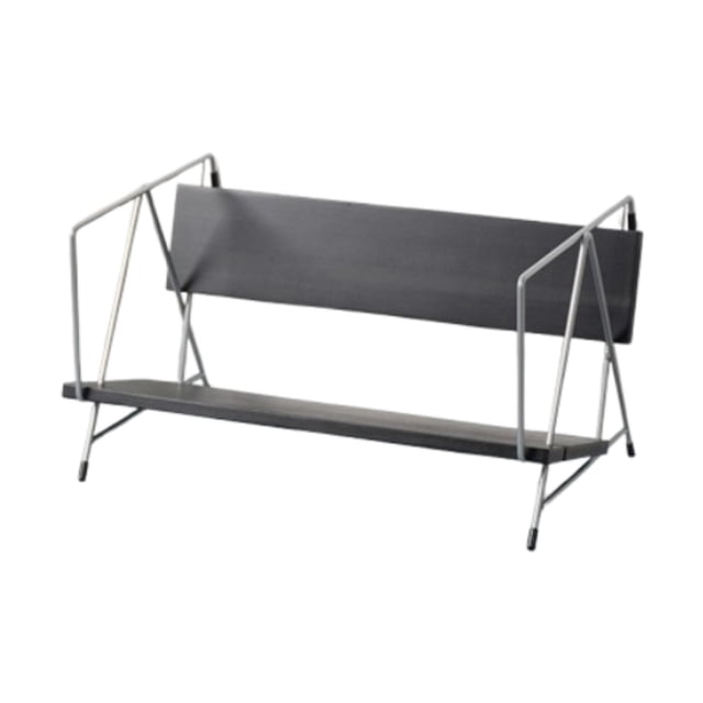 simhoa Desktop Bookshelf Display Shelf Wood Storage Rack for Bedroom Nursery Office Black