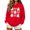 (New16)Red, variant on ThriftyPlait Women Halloween Graphic Hoodie Long Sleeve Loose Fit Top for Holiday Casual Fall Pullover Sweatshirt with Front Pocket