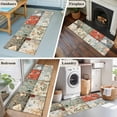 thumbnail image 5 of 2'x6' Rug Runners for Hallways Kitchen, Elegant Spring Floral Non Slip Entryway Beside Floor Carpet Runner, Summer Botanical Farmhouse Washable Laundry Room Bedroom Throw Rugs Mat for Family Pet, 5 of 8
