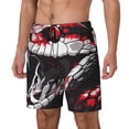 thumbnail image 1 of Balery Fierce Red Viper Graphic Art Bañador para hombre, shorts de playa de secado rápido con entrepierna y forro de compresión-Medium, 1 of 6