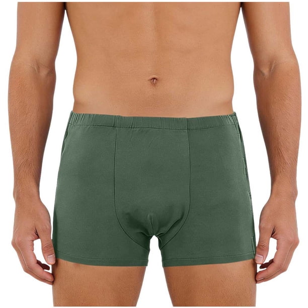 Pantalones de Cintura Elástica para Hombre Color Sólido Pantalones Casuales Cintura Elástica Totalmente Abierta para Ponerse Y Despegarse