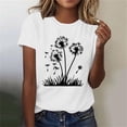 thumbnail image 2 of Posijego Women's T Shirts Printed Graphic Tee for Women Casual Crew Neck Basic Short Sleeve Tee Shirts, 2 of 4