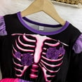 thumbnail image 6 of MUXiin Toddler Halloween Costume 4-5 Years,Girls Halloween Party Dress Long Sleeve Bone Print Tutu Skirt Fashion Outfit For Toddler Kids Spring Autumn, 6 of 9