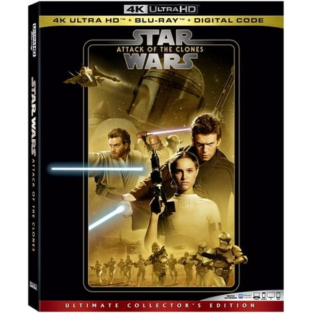 Star Wars: Episode II: Attack of the Clones (4K Ultra HD + Blu-ray + Digital Code)