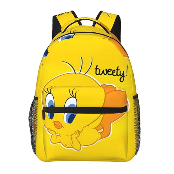 Tweety-1 Cartoon Stylish Backpack Travel Hiking Camping Daypack Book Bag Schoolbag Laptop Bags