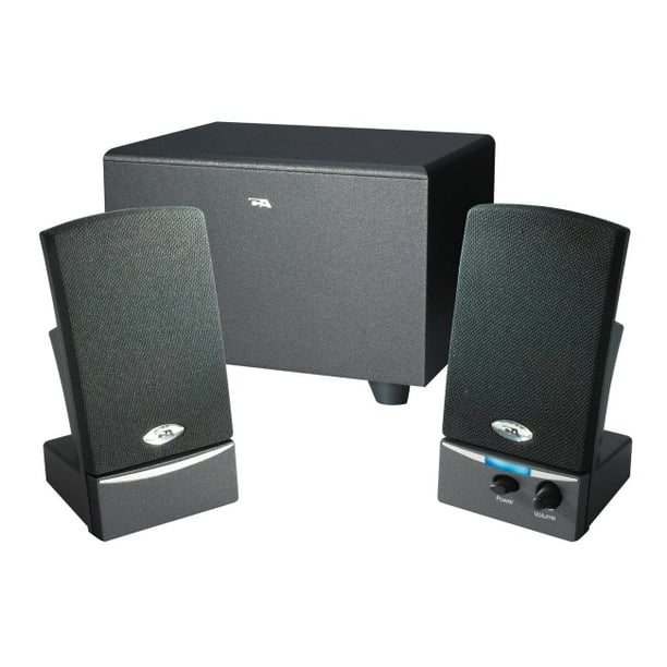 Cyber Acoustics 3Piece Subwoofer & Satellite Speaker System Walmart