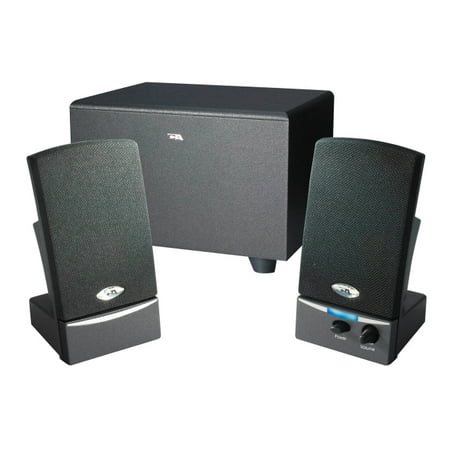 Cyber Acoustics 3-Piece Subwoofer & Satellite Speaker (Best All In One Speaker System)