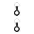 thumbnail image 4 of stanreset Soft Silicone For Airtags Locator Protective Sleeve Buckle Sports Soft Plastic Black 2Set, 4 of 6