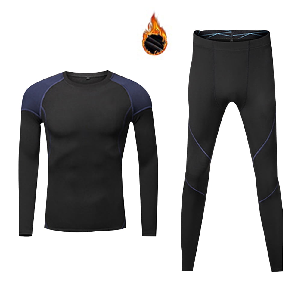 Xcgwst Thermal Underwear For Men Base Layer Fleece Lined Insulated Top And Bottom Set Cold Weather Other Xxl