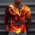 thumbnail image 5 of Camiseta de cuello redondo para hombre, sudaderas holgadas, camisetas de manga larga de una pieza, venta de alta marca, divertidas, tallas S y XXL, emo, nuevas, 5 of 5