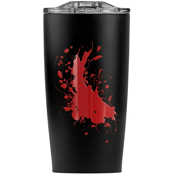 Blood Splatter Classic Horror Movie Hal Stainless Steel 20 oz Travel Tumbler, Vacuum Insulated & Double Wall with Leakproof Sliding Lid | Great for Coffee/Hot Drinks and Cold Beverages