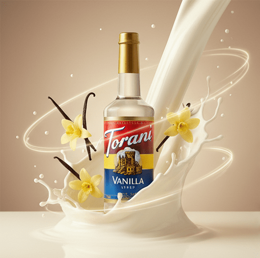 Torani Vanilla Syrup cs 12/750 ml