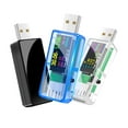 thumbnail image 5 of Dazzduo USB Tester,USB Tester Voltmeter Wattmeter Portable Ammeter Power Meter Power Meter DC Wattmeter Portable USB Tester Ammeter Power DC Voltmeter Wattmeter 13 1 USB Indicator Color LCD, 5 of 6