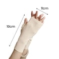 thumbnail image 6 of Eoperou 1 Pair Cozy Touch Screen Gloves Warmth Style Autumn Self-heating Half-finger Design Gloves for Winter Gift, 6 of 8