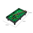 thumbnail image 3 of Mini Pool Table, Billiards Game Set With 2 Sticks & 11 Balls, 12x6.9x2.8in Home Office Desk Stress Relief Portable Travel Pool Table Game Christmas Birthday Gifts for Age 6-10, 3 of 6