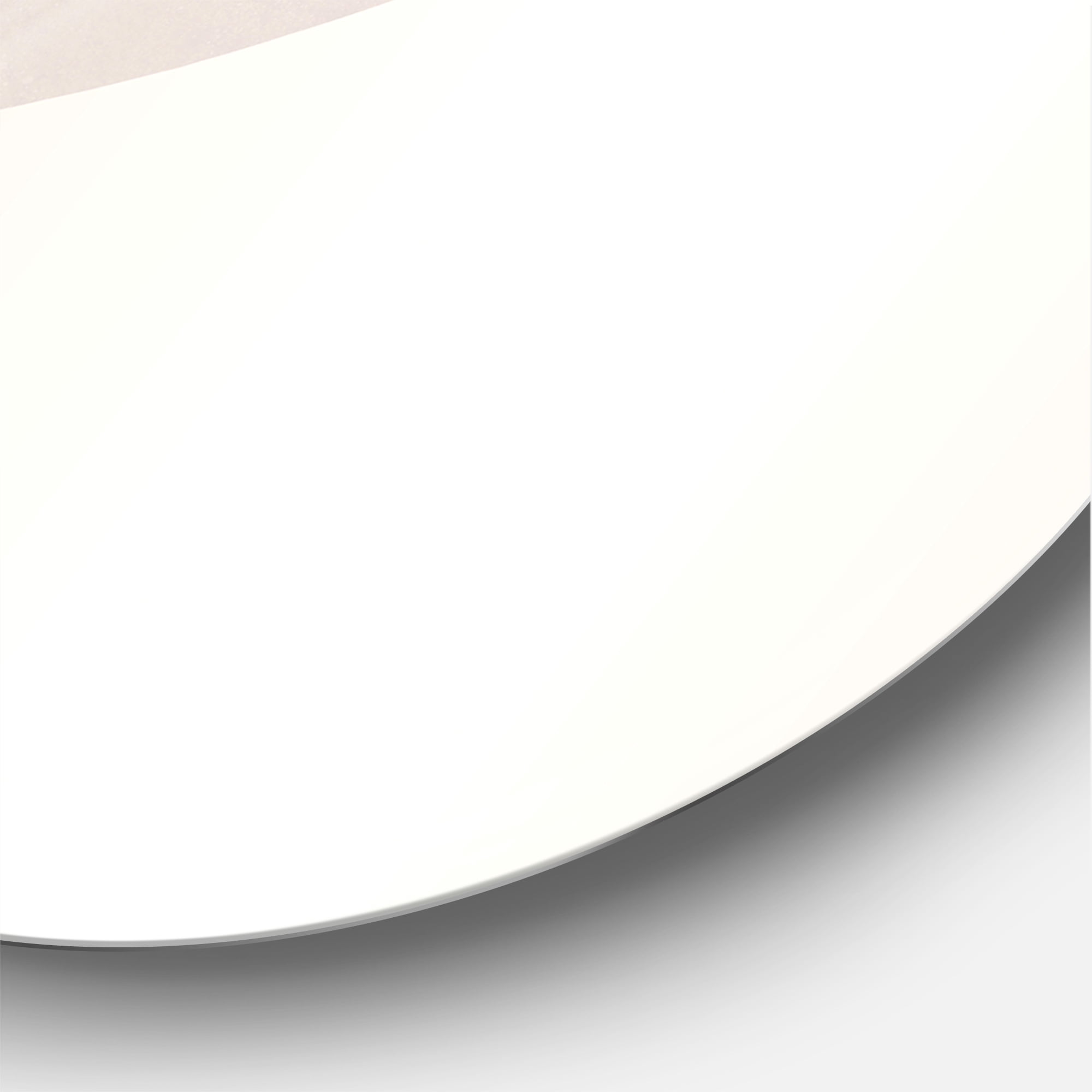Designart 'Ivory and Terracotta Shapes with Scuff Effect' Modern Circle Metal Wall Art 23x23 - Disc of 23