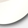 thumbnail image 3 of Designart 'Ivory and Terracotta Shapes with Scuff Effect' Modern Circle Metal Wall Art 11x11 - Disc of 11, 3 of 5