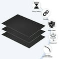 thumbnail image 3 of Uxcell Anodized Aluminum Sheet Metal, Laser Plates Engraving Blanks Rectangle for Crafting DIY House Laser Engraving Black 6x10 inch 3Pcs, 3 of 6