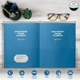 thumbnail image 3 of FILE-EZ Two-Pocket Folders, Light Blue, 25-Pack, Textured Paper, Letter Size (EZ-52520), 3 of 9