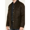 thumbnail image 3 of Cody James Men's Oilskin Snap Heavy Jacket - CJFA23O5-DK BRN, 3 of 4