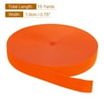 thumbnail image 2 of Uxcell Elastic Band 0.75'' x 15 Yard Stretch Knit Elastic Bands Fabric Elastic Band for Sewing (Bright Orange), 2 of 6
