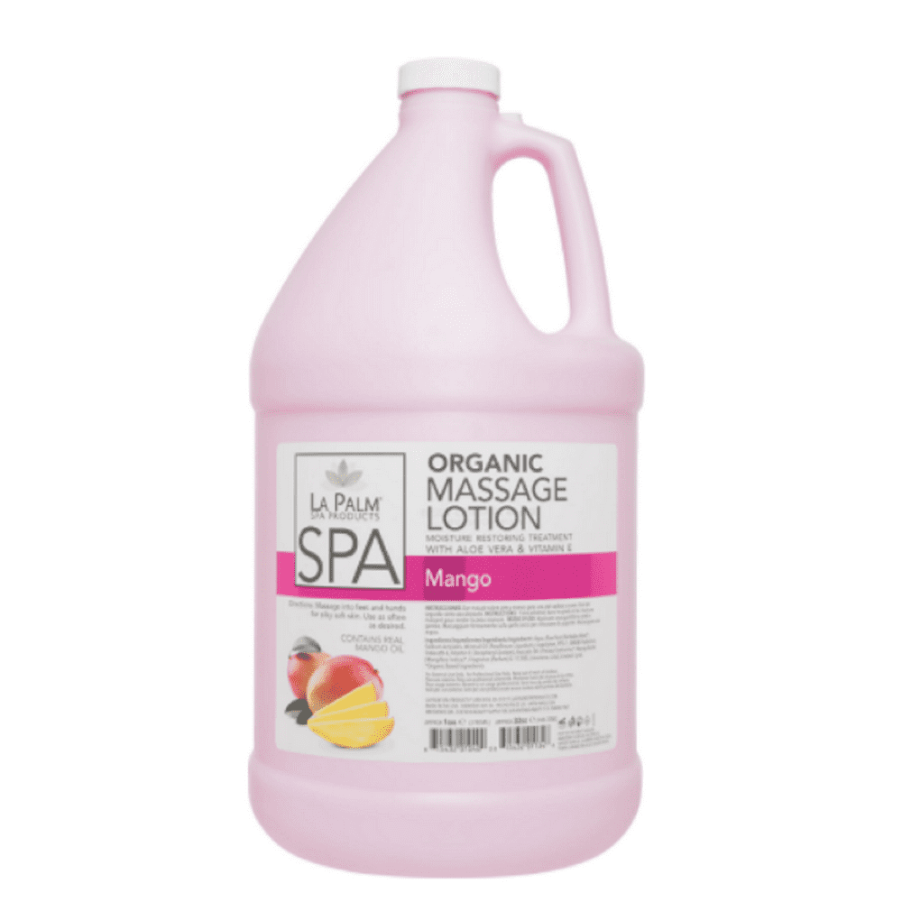 La Palm Spa Organic Collagen Massage Lotion Mango 1 Gallon Walmart