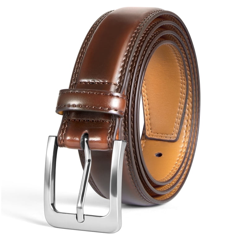 FIANMY Men's Genuine Leather Dress Belt, Classic Design photo 1