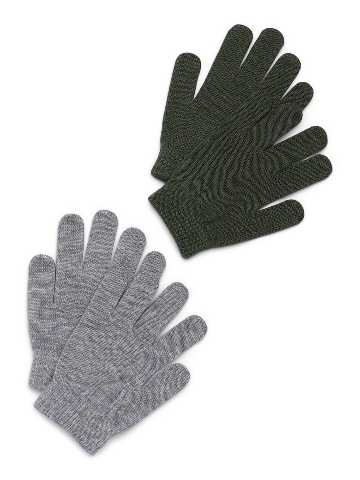 Wonder Nation Ribbed Beanie and Gloves Set, 3-Piece, Sizes 4-16 Years