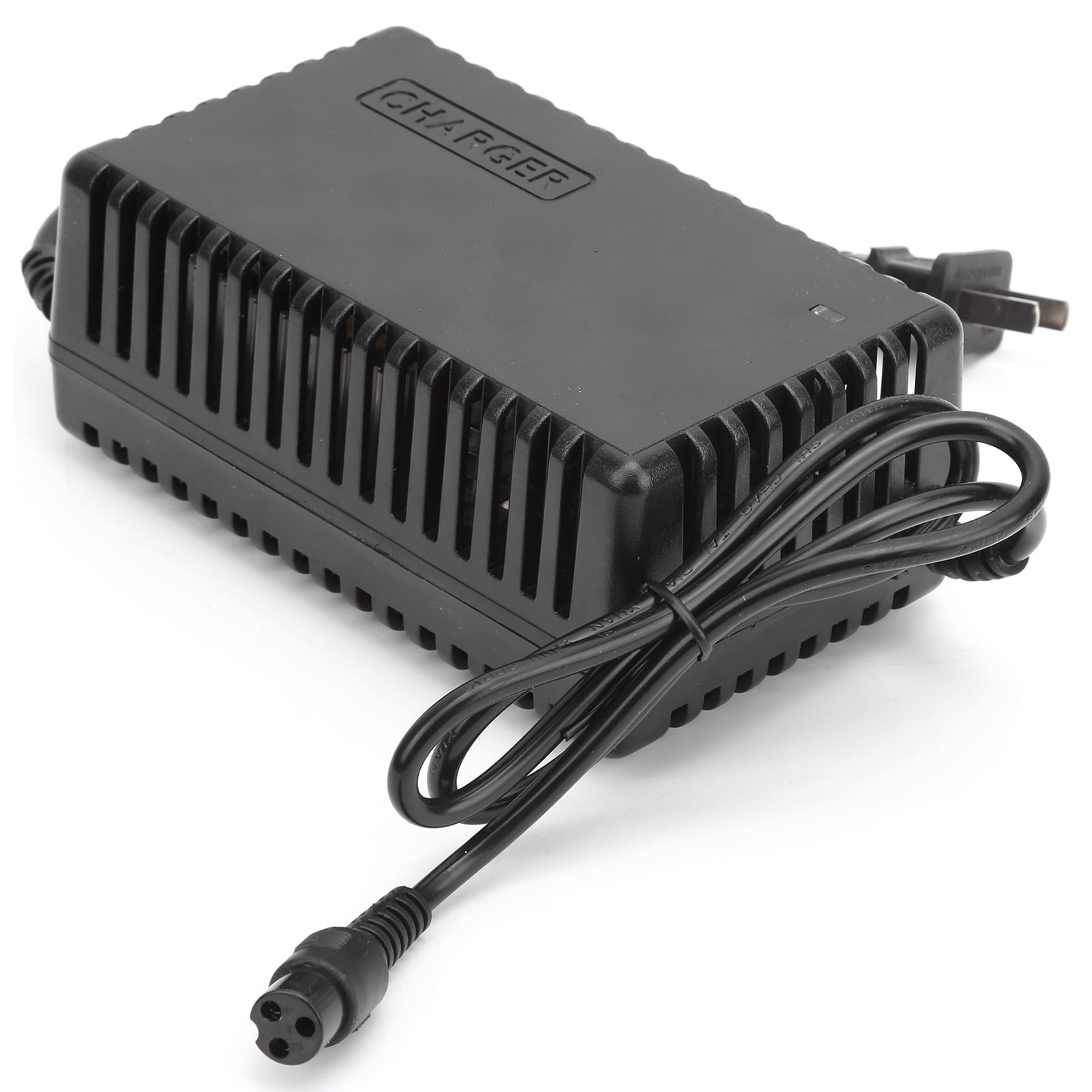 Tebru 36V Charger,100‑240V US Plug 36V Electric Vehicle Full Intelligent Charger for Electric Scooter E‑Bike,Electric Bicycle Battery Charger
