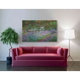 thumbnail image 3 of Epic Graffiti 'The Artist's Garden at Giverny' by Claude Monet, Canvas Wall Art, 54"x40", 3 of 3