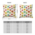 thumbnail image 6 of Wukai Cartoon Flowers Premium Polyester Fleece Pillow Covers with Hidden Zipper Closure,Luxuriously Soft and Durable-24"x24", 6 of 7