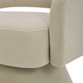 thumbnail image 4 of Maddie Home Modern Fabric Swivel Accent Chair in Cream Finish, 4 of 5