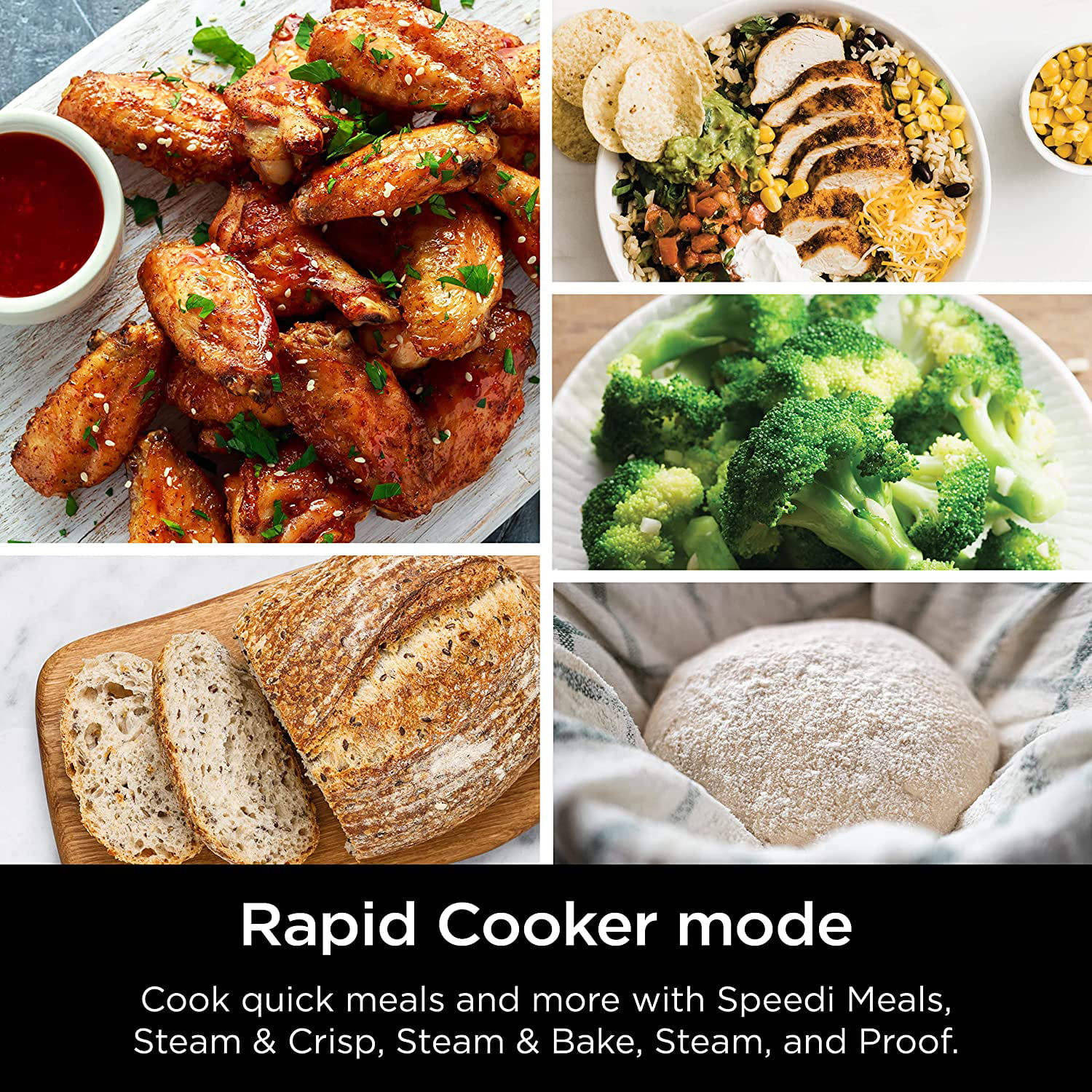 Ninja Speedi Rapid Cooker & Air Fryer, 6-Quart Capacity, 12-in-1 Functions  to Steam, Bake, Roast, Sear, Sauté, Slow Cook, Sous Vide & More