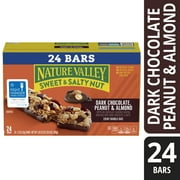 Nature Valley Chewy Granola Bars, Dark Chocolate Peanut Almond, 24 Bars, 28.8 OZ