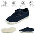 thumbnail image 3 of JENN ARDOR Women Slip On Sneakers Classic Low Top Canvas Shoes Causal Comfortable Walking Flats, 3 of 8
