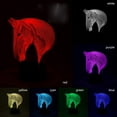 thumbnail image 4 of YSITIAN Horse 3D Lamp Illusion Night Light 7 Color Changing Touch Control Desk Lamp with USB Cable Bedroom Decor Birthday Gifts F1116-340, 4 of 8
