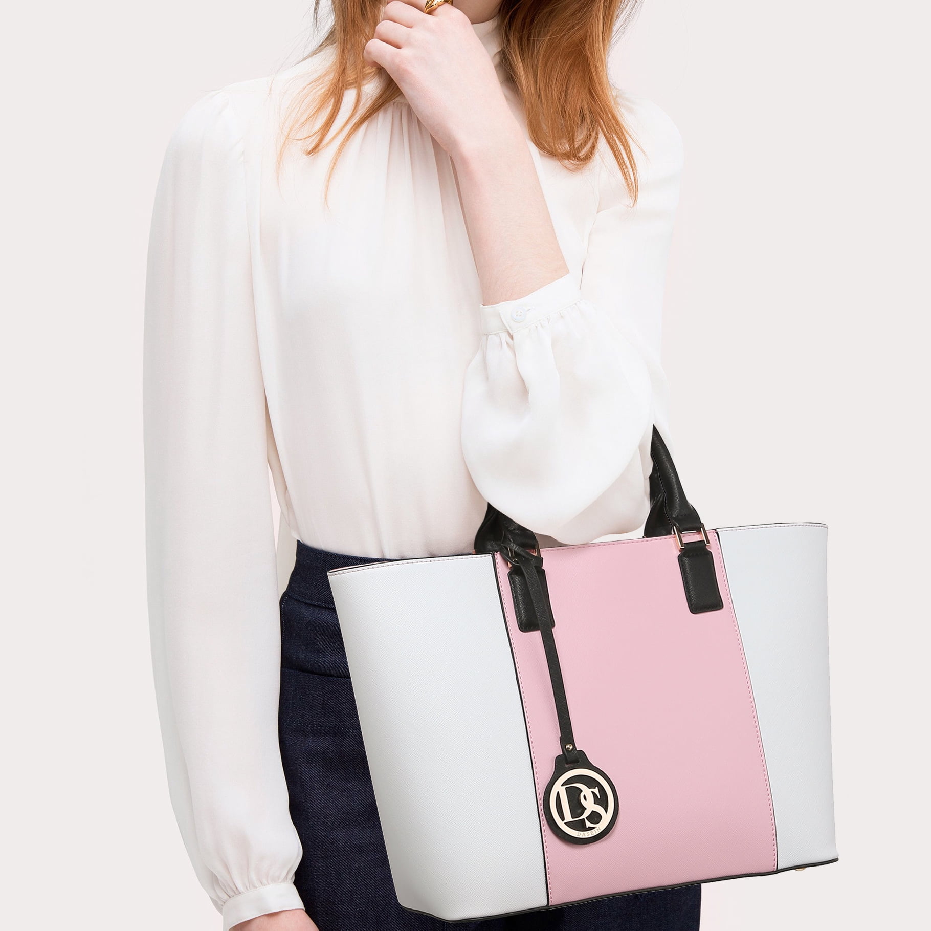 Dasein Women's Handbags Purses Large Tote Shoulder Bag top Handle Satchel Bag for Work