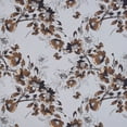 thumbnail image 2 of Zelouf Floral Pictionary Lurex Jacquard  , Sewing, DIY, Crafts Fabric by the Yard, Ivory/topaz, 5 Yard, 2 of 2