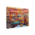 thumbnail image 2 of Trademark Fine Art 'Peters Malt Shop' Canvas Art by Geno Peoples, 2 of 3