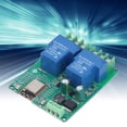 thumbnail image 4 of 2 Channel Relay Module, DC 7-28V / 5V Dual Relays Development Board  For Automation Equipment Controls For Learning For Smart Home Wireless Control, 4 of 8