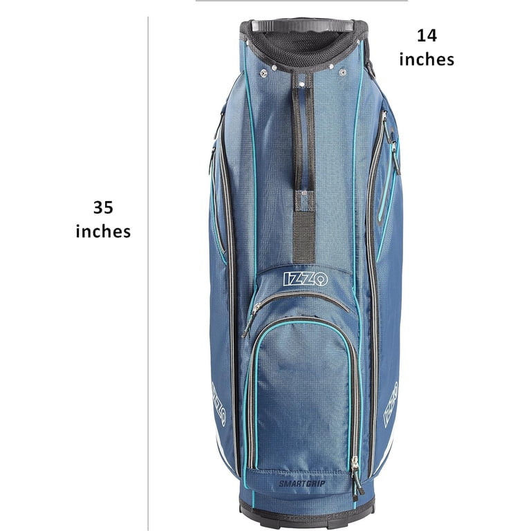 IZZO Golf Ultra-Lite Cart Bag, Navy/Light Blue photo 6