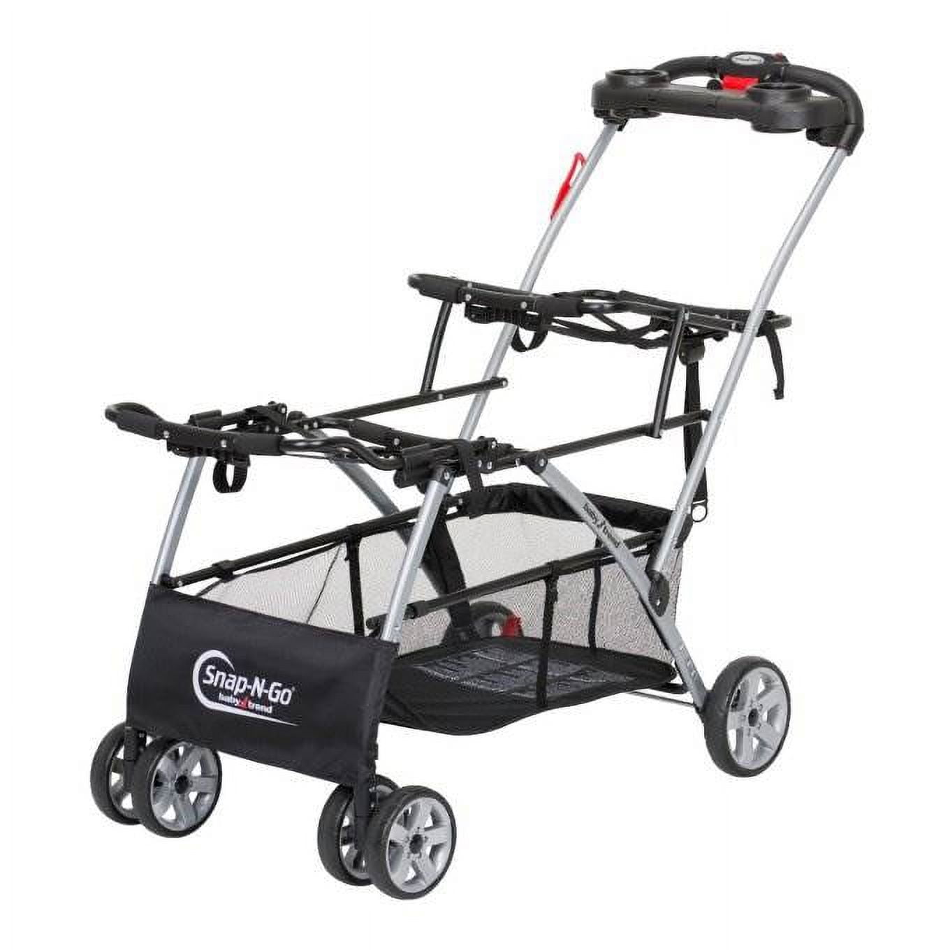 Baby Trend Snap-N-Go Universal Double Car Seat Carrier Stroller, Black