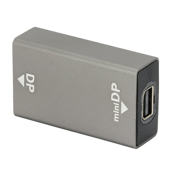 Ccdes Mini DP Female To DP Female Adapter,Mini Display Port High‑Definition Adapter,Mini Display Port To Display Port Adapter 4K Audio And Video Sync High‑Definition Adapter