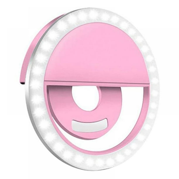 Selfie Ring Light [3 Light Modes] [Rechargeable],Clip On Phone Camera