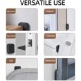 thumbnail image 3 of SCSYV Door Stoppers Wall Protector - Silicone Door Knob Guard Wall Shield - Self-Adhesive Door Handle Bumper Silencer for Home Office Walls (White, G, 3 of 5