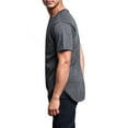 thumbnail image 5 of Victorious Men's Hipster Long Length Curved Hem T Shirt, Up To 5X, 5 of 8