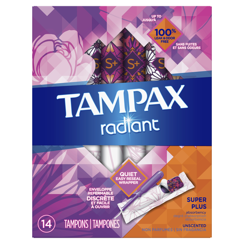 Tampax Radiant Tampons