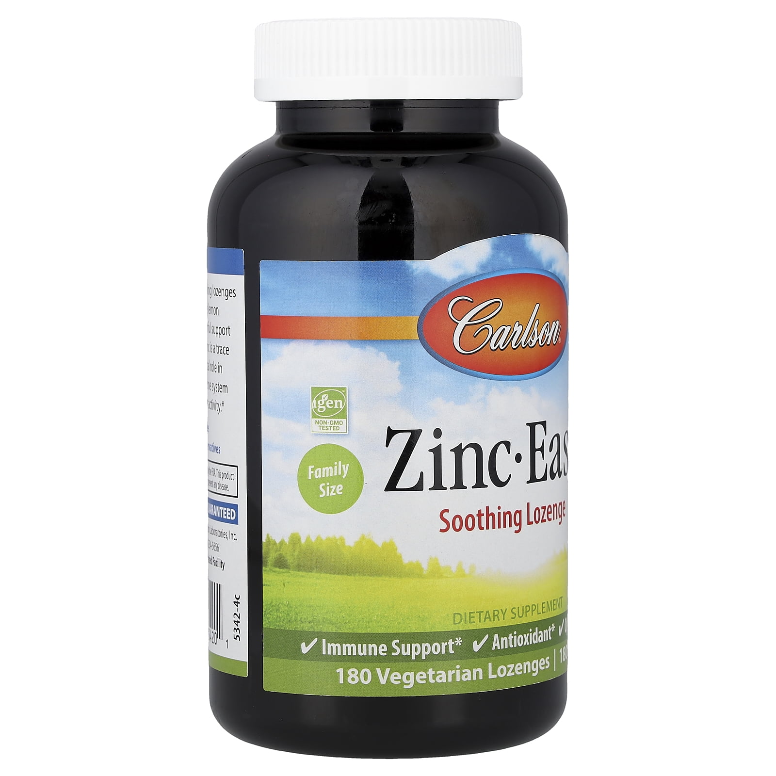 Carlson Laboratories Zinc Ease Soothing Lozenge 180 Lozenge