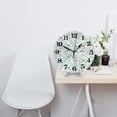 thumbnail image 2 of Naloa Clock number Print Wall Clock - Clocks Battery Operated, Small Silent Non-Ticking, Decorative for Living Room, Office, Bedroom, Home(9.84"), 2 of 5
