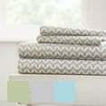 thumbnail image 2 of Simply Soft Geometric Patterned 4 Piece Bed Sheet Set, 2 of 4